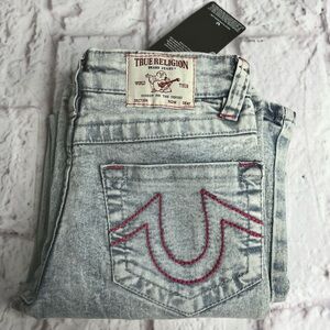 True religion girls Leila cargo denim jeans new with tags size 10